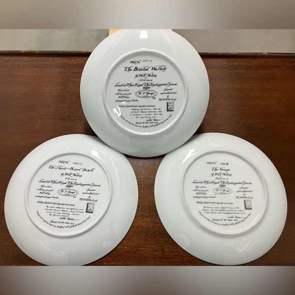 Will Nelson Decorative Plates “The Endengered Species” 1990-1993 Editions - Picture 2 of 12